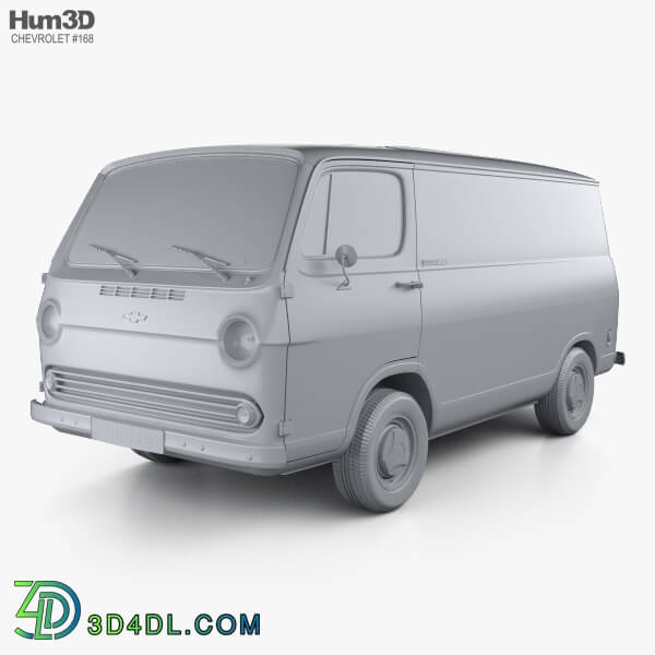 Hum3D Chevrolet G10 Chevy Van 1964
