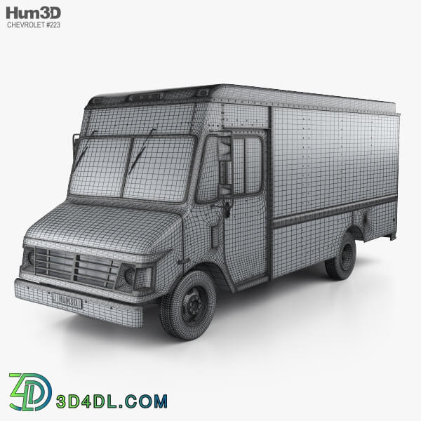 Hum3D Chevrolet P30 Van 1995