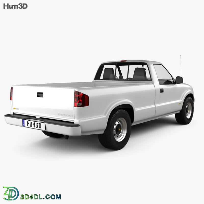 Hum3D Chevrolet S10 Single Cab Long Bed 1994