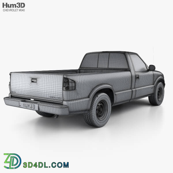 Hum3D Chevrolet S10 Single Cab Long Bed 1994