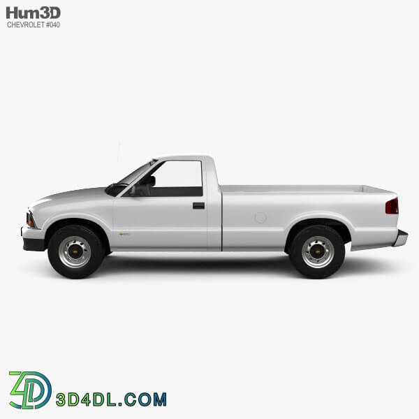 Hum3D Chevrolet S10 Single Cab Long Bed 1994