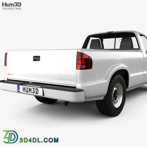 Hum3D Chevrolet S10 Single Cab Long Bed 1994