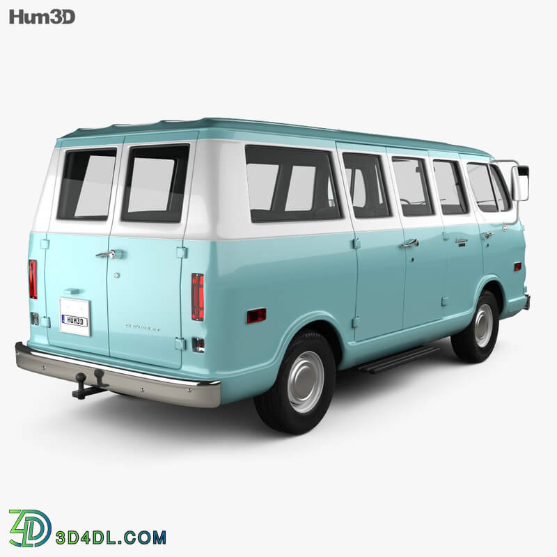 Hum3D Chevrolet Sport Van 1968