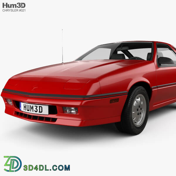 Hum3D Chrysler Daytona Shelby Z 1987