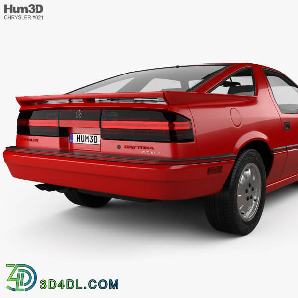 Hum3D Chrysler Daytona Shelby Z 1987