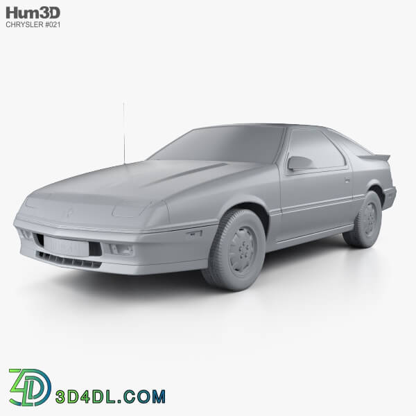 Hum3D Chrysler Daytona Shelby Z 1987