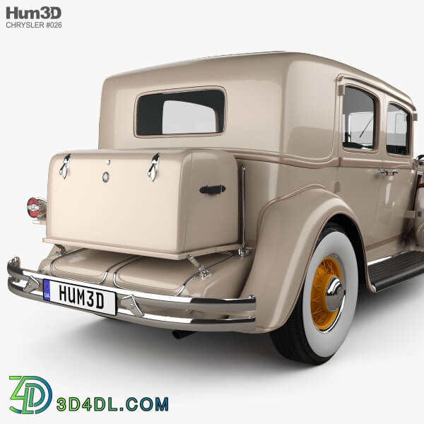 Hum3D Chrysler Imperial Close Coupled Sedan 1931