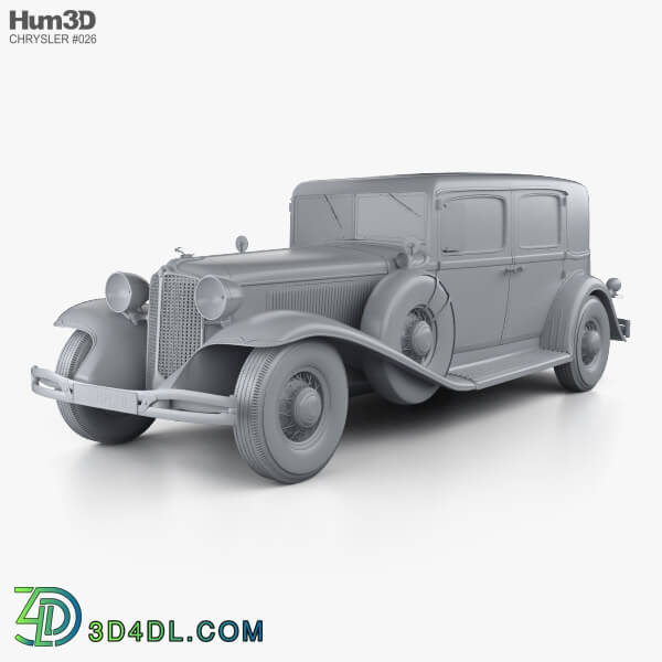 Hum3D Chrysler Imperial Close Coupled Sedan 1931