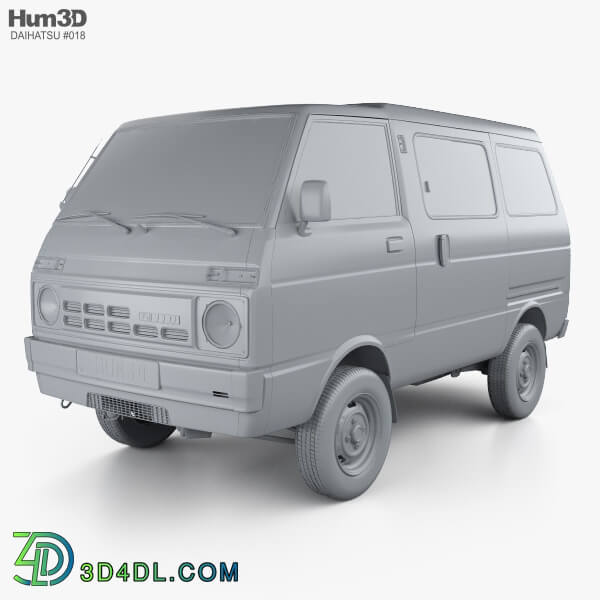 Hum3D Daihatsu Hijet Tianjin TJ 110 1981