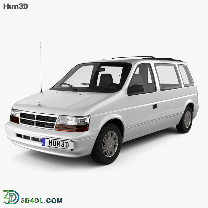 Hum3D Dodge Caravan 1991