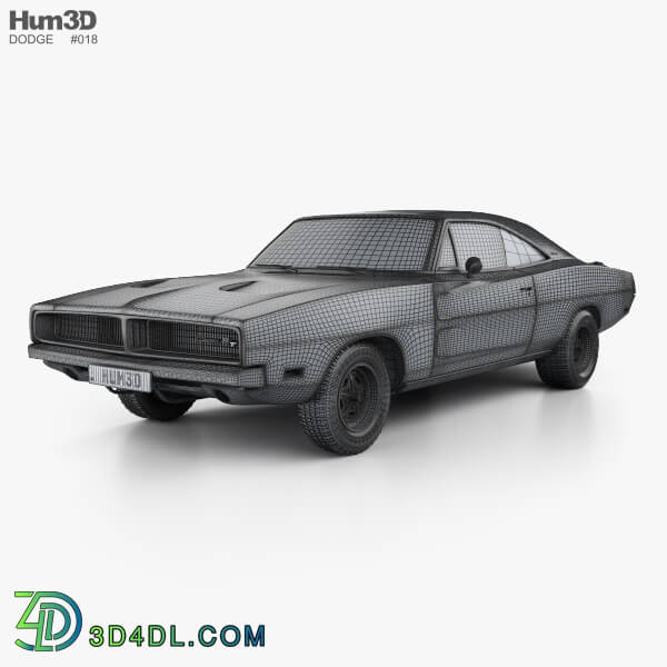 Hum3D Dodge Charger RT 1969