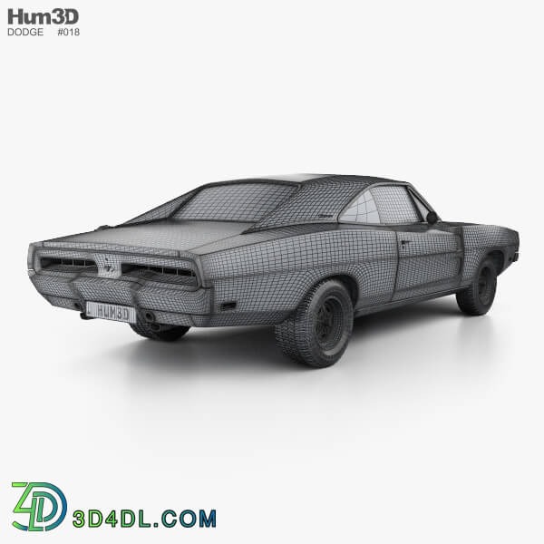 Hum3D Dodge Charger RT 1969