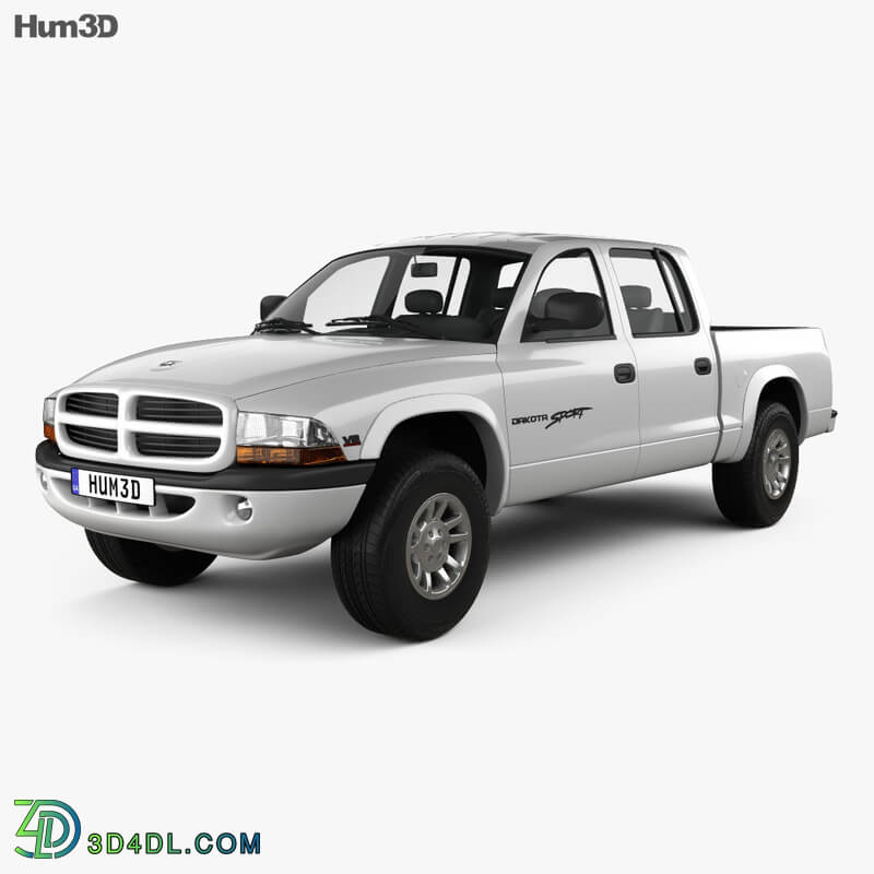 Hum3D Dodge Dakota Sport Quad Cab 2000