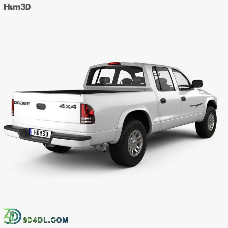 Hum3D Dodge Dakota Sport Quad Cab 2000