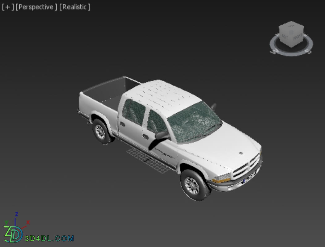 Hum3D Dodge Dakota Sport Quad Cab 2000