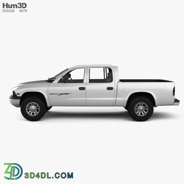 Hum3D Dodge Dakota Sport Quad Cab 2000