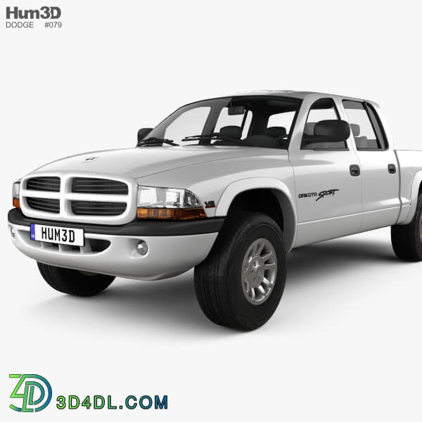 Hum3D Dodge Dakota Sport Quad Cab 2000