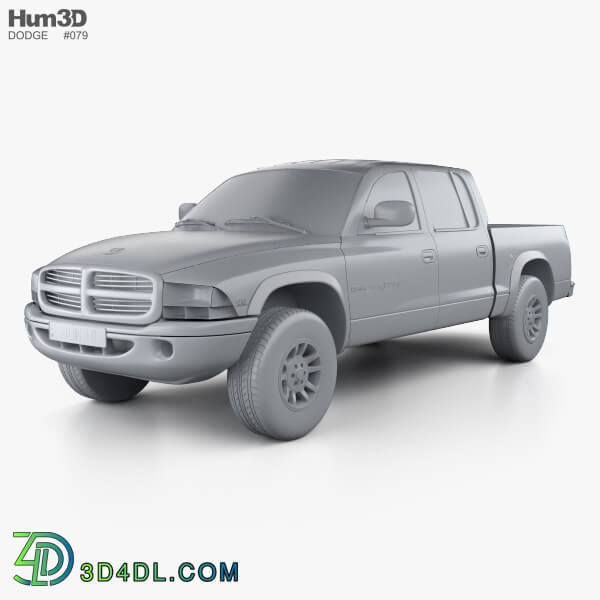 Hum3D Dodge Dakota Sport Quad Cab 2000