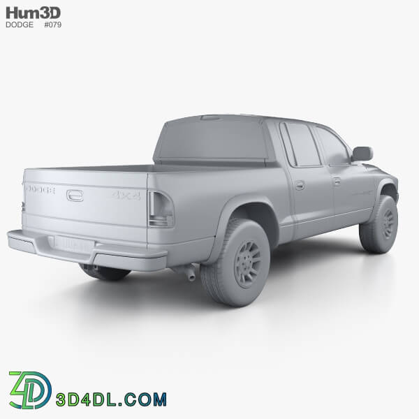 Hum3D Dodge Dakota Sport Quad Cab 2000