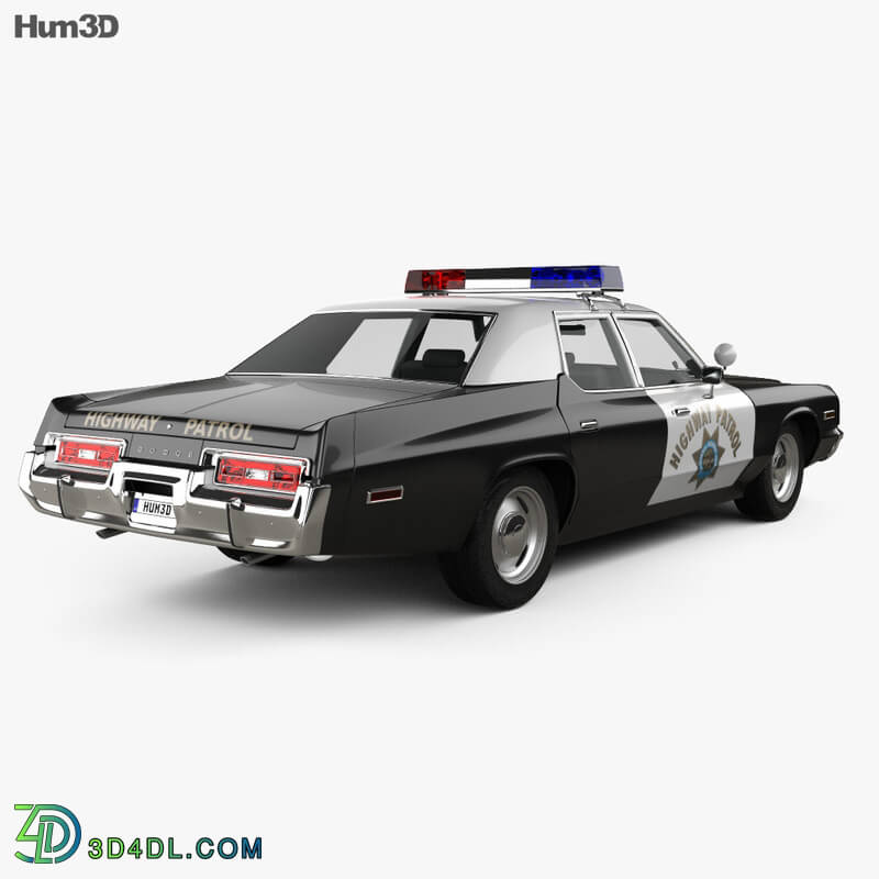 Hum3D Dodge Monaco Police 1974
