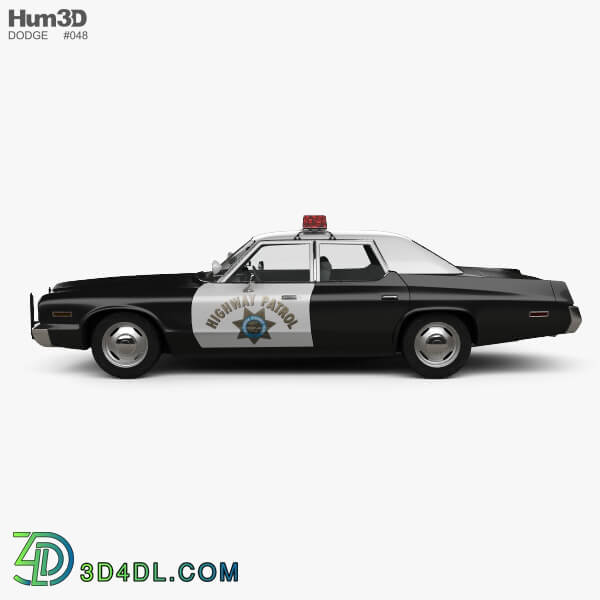 Hum3D Dodge Monaco Police 1974