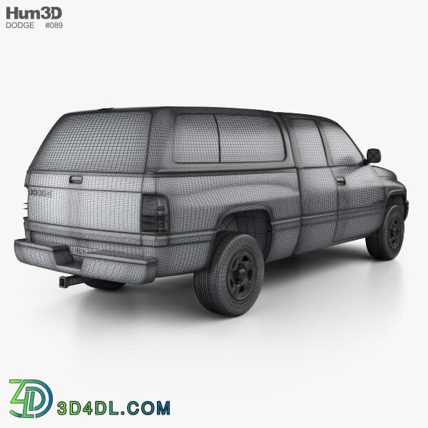 Hum3D Dodge Ram 1500 Club Cab ST 1999