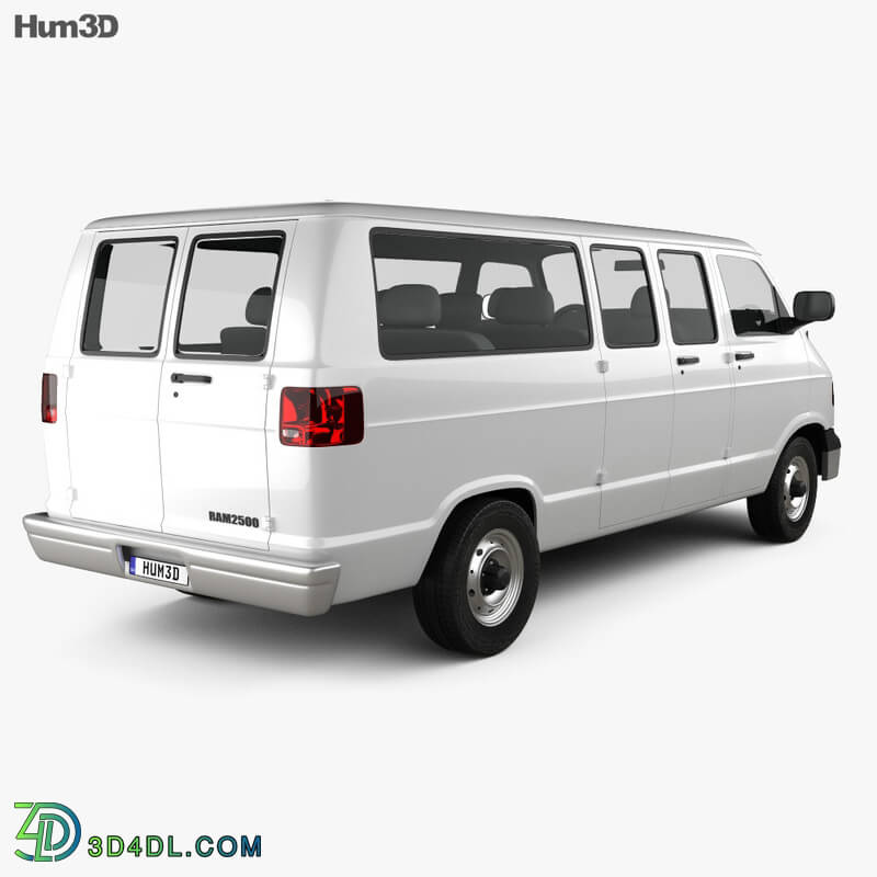 Hum3D Dodge Ram Van 1994