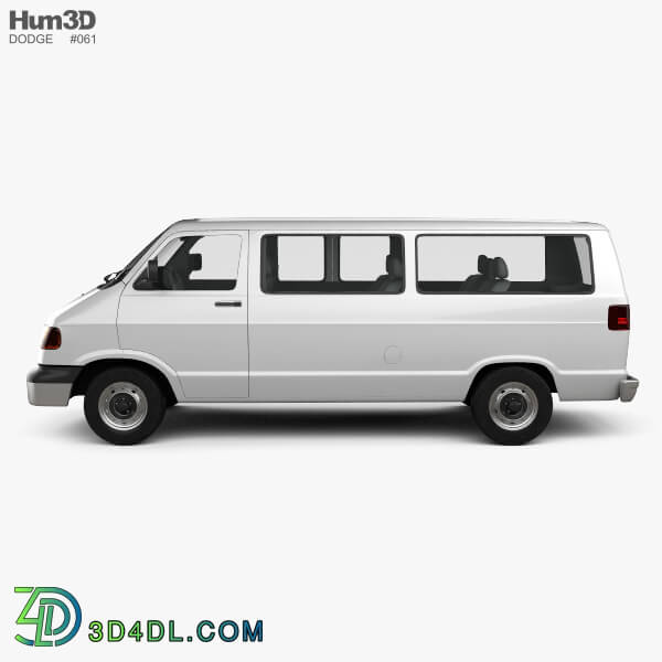 Hum3D Dodge Ram Van 1994