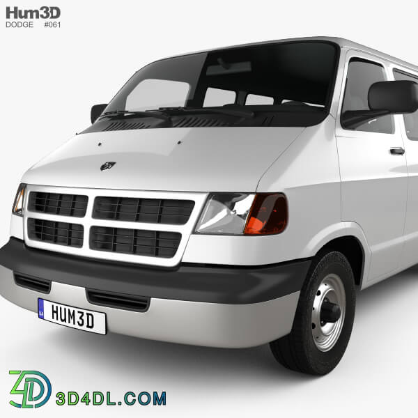 Hum3D Dodge Ram Van 1994