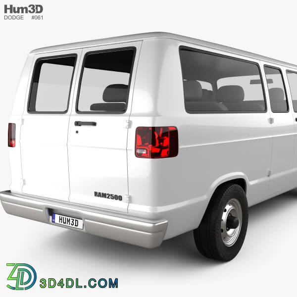 Hum3D Dodge Ram Van 1994