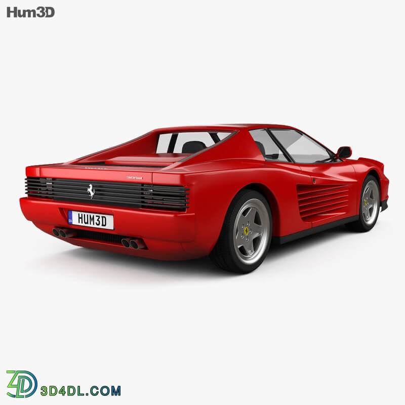 Hum3D Ferrari Testarossa 1986