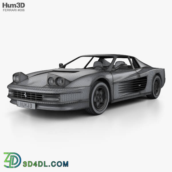 Hum3D Ferrari Testarossa 1986