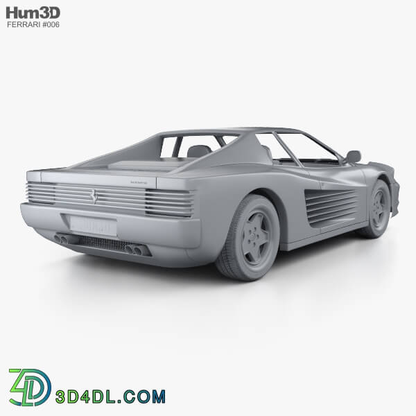 Hum3D Ferrari Testarossa 1986