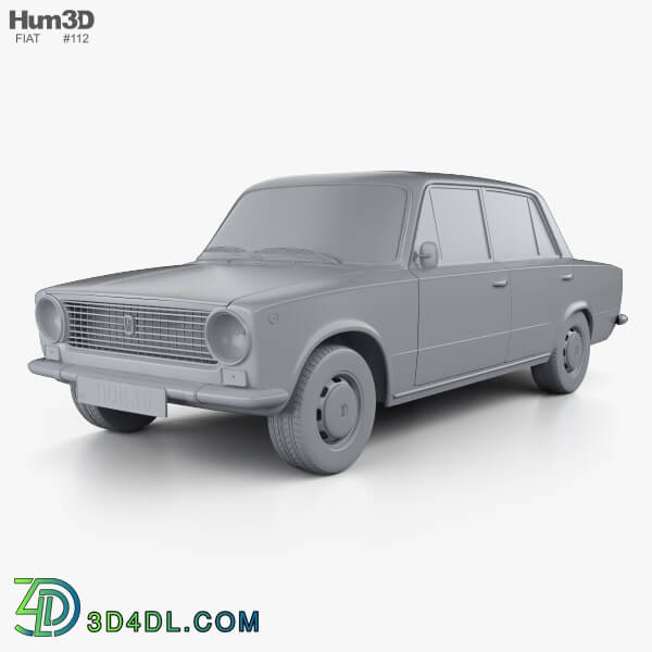 Hum3D Fiat 124 1966