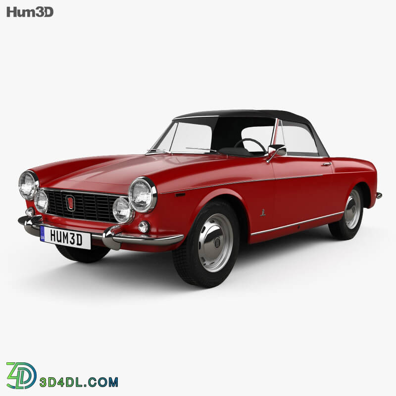 Hum3D Fiat 1600 S Cabriolet 1963