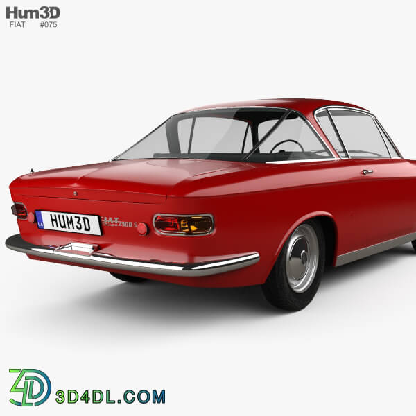 Hum3D Fiat 2300 S coupe 1961