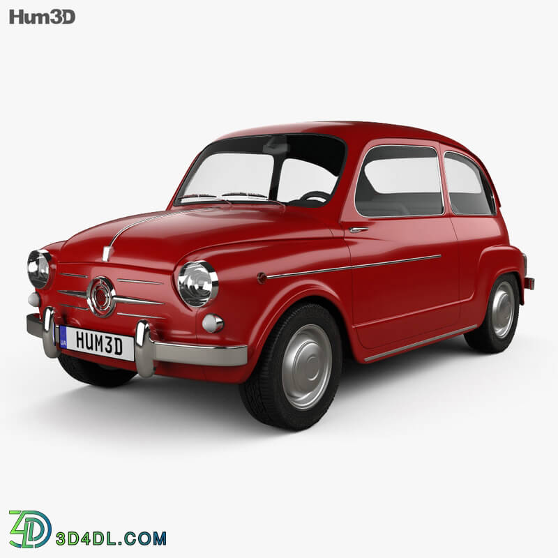 Hum3D Fiat 600 D 1960