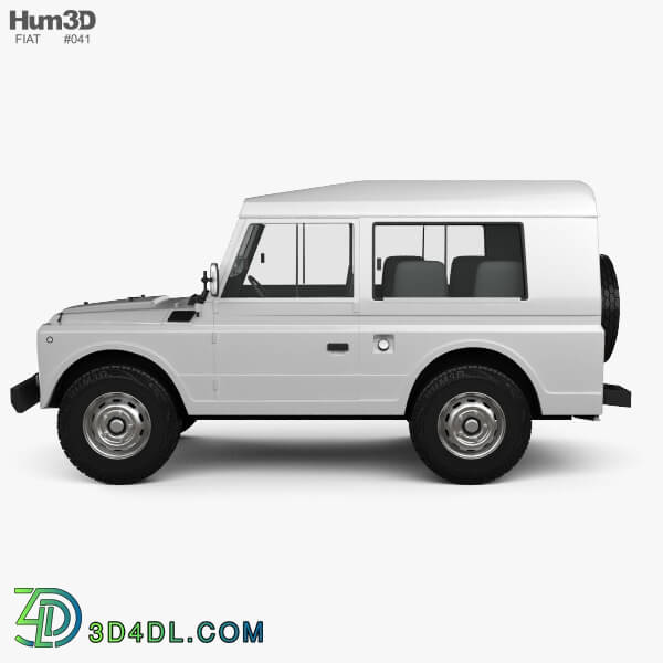 Hum3D Fiat Campagnola Station Wagon 1987