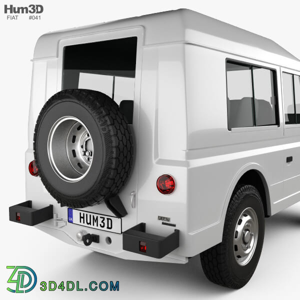 Hum3D Fiat Campagnola Station Wagon 1987