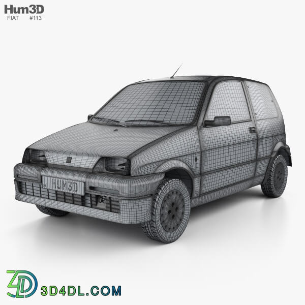 Hum3D Fiat Cinquecento 1991