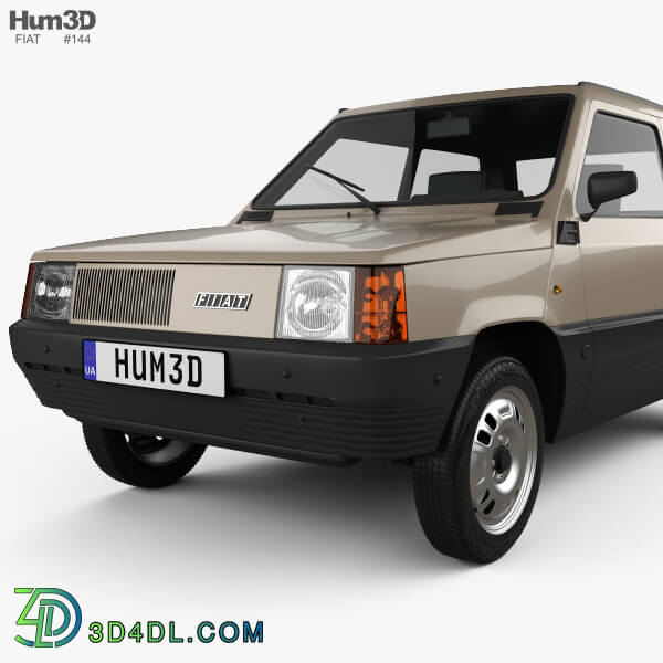 Hum3D Fiat Panda 30 1980