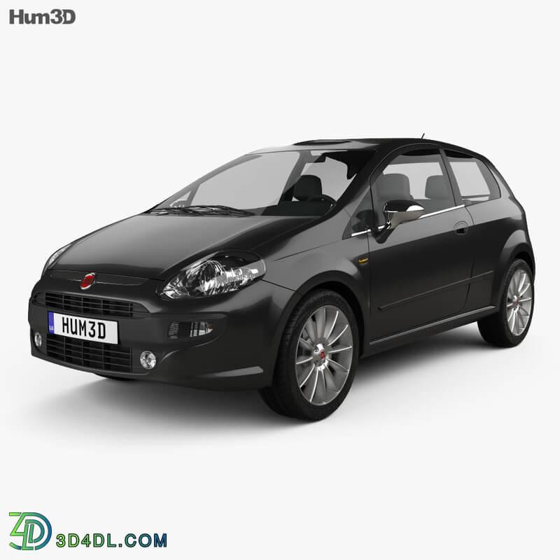 Hum3D Fiat Punto Evo 3 door 2010