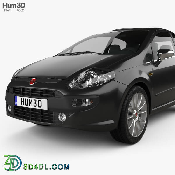 Hum3D Fiat Punto Evo 3 door 2010