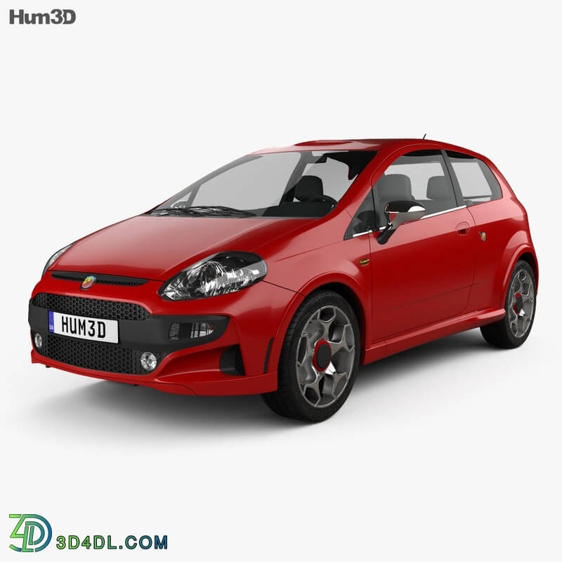 Hum3D Fiat Punto Evo Abarth 2011