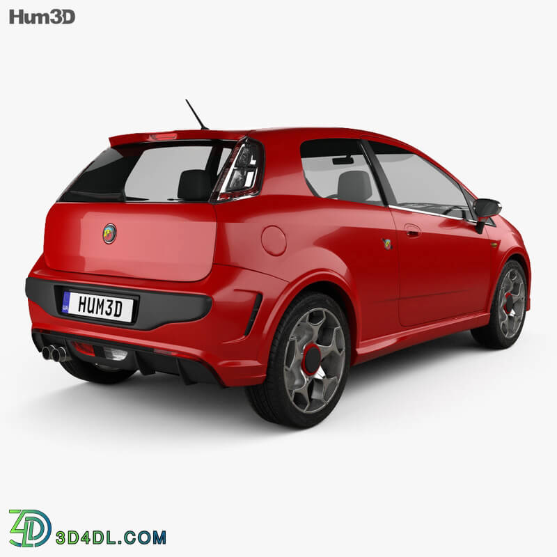 Hum3D Fiat Punto Evo Abarth 2011