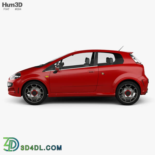 Hum3D Fiat Punto Evo Abarth 2011