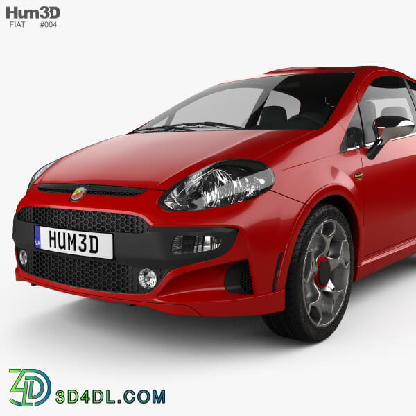 Hum3D Fiat Punto Evo Abarth 2011