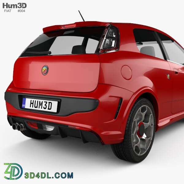 Hum3D Fiat Punto Evo Abarth 2011