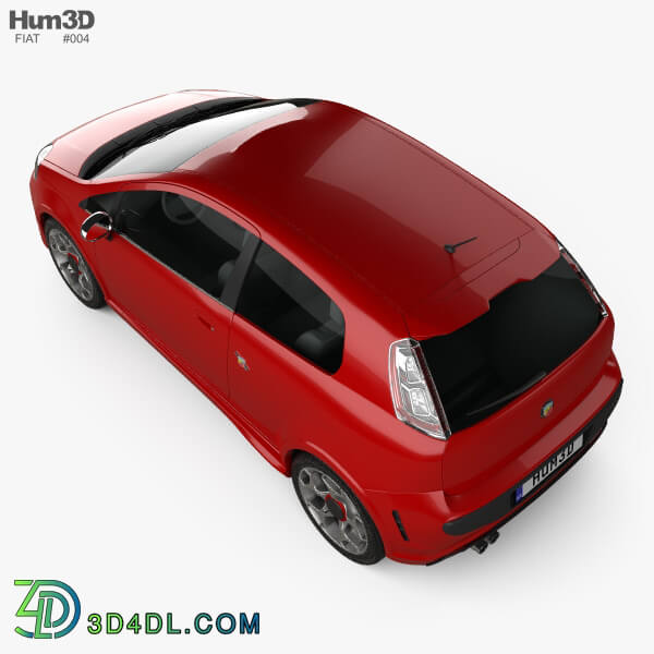 Hum3D Fiat Punto Evo Abarth 2011