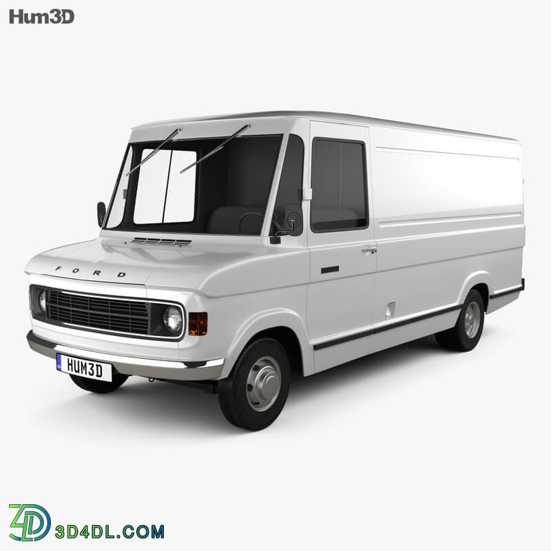 Hum3D Ford A Series Panel Van 1973